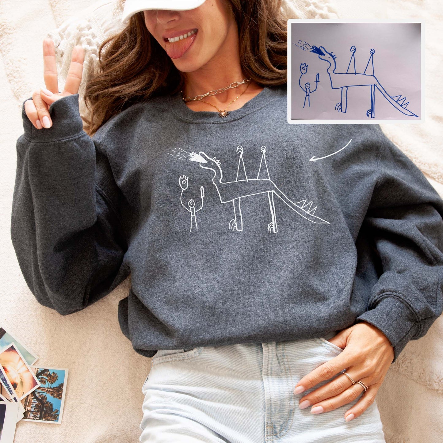 Individuell bestickter Pullover