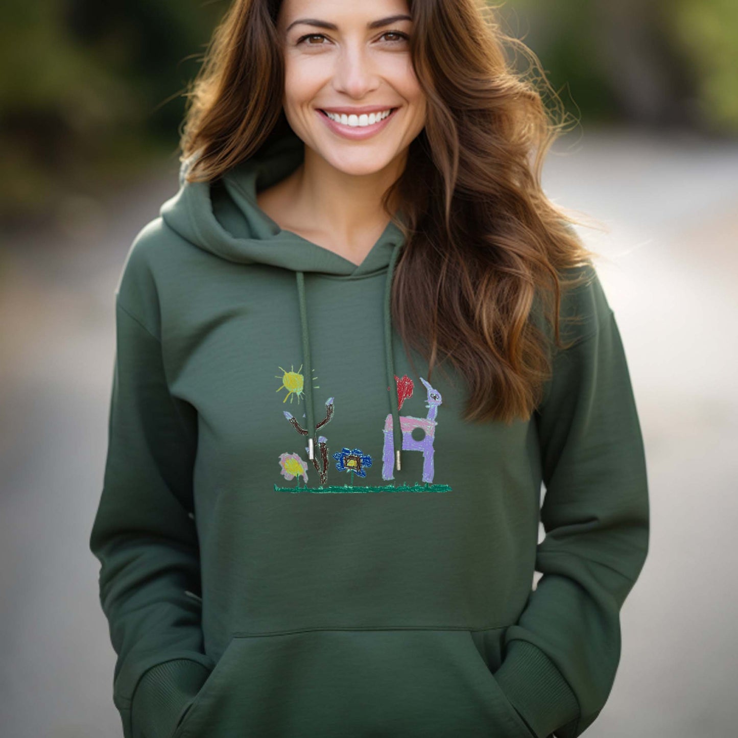 Individuell bedruckter Hoodie