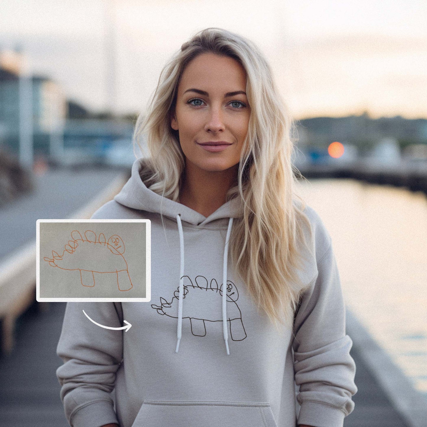 Individuell bedruckter Hoodie