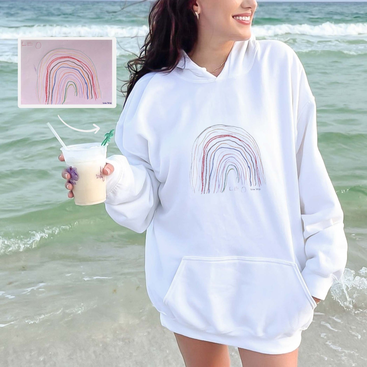 Individuell bedruckter Hoodie