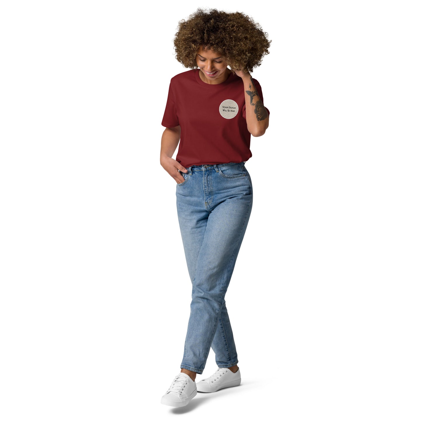 Individuell besticktes T-Shirt