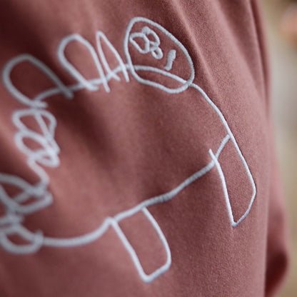 Individuell bestickter Hoodie