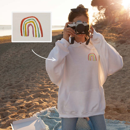Individuell bestickter Hoodie