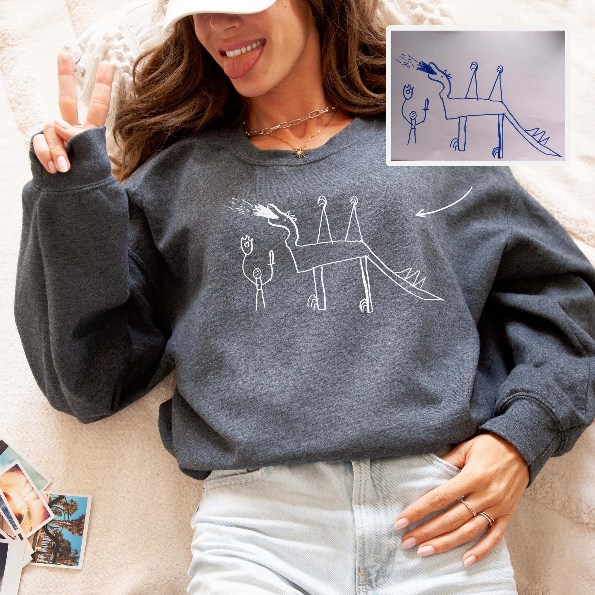 Individuell bestickter Pullover
