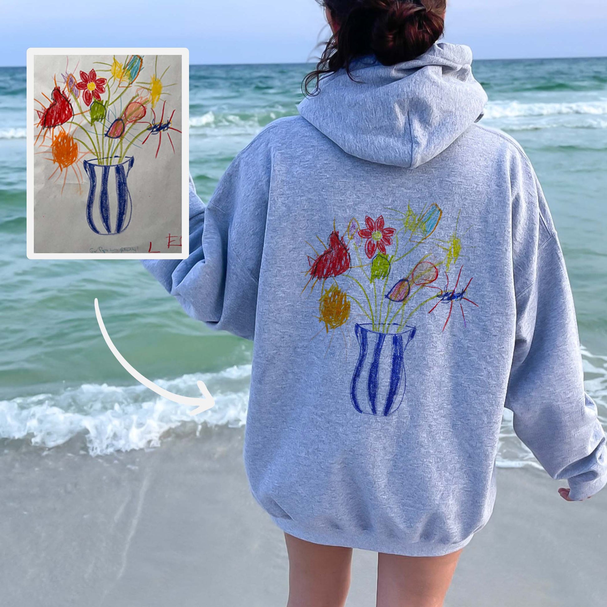 Individuell bedruckter Hoodie