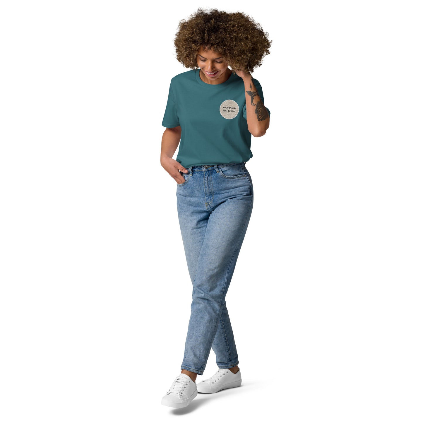 Individuell besticktes T-Shirt